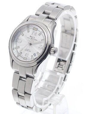 BALLWATCH Stokeman NL1025D-S-WH Date Silver Dial Quartz Ladies Watch_942517